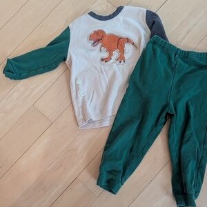 Kids Green Cozy Jogger Pants - Casual Pull-On Bottoms